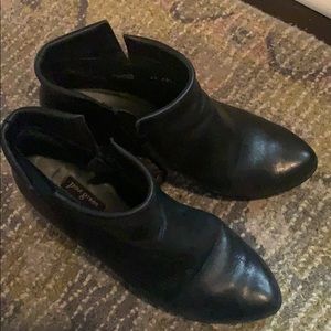 Paul Green Black Ankle Booties